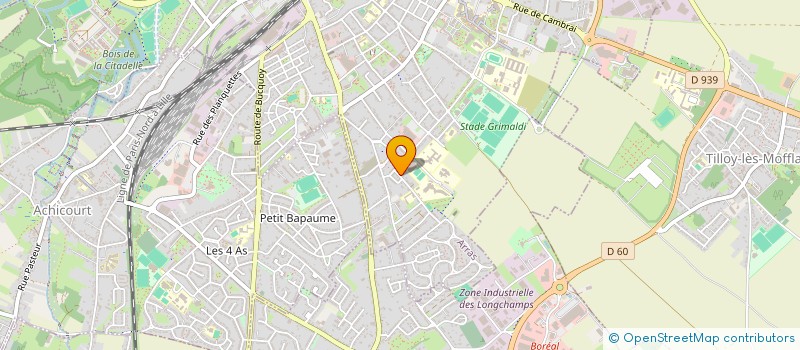 localisation de l'entreprise SABBEN MOTORS à ARRAS