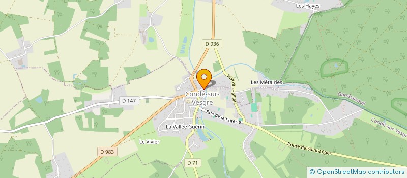 localisation de l'entreprise SABBI BIANCA  CONDE-SUR-VESGRE