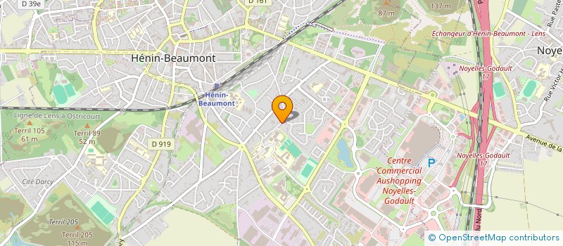 localisation de l'entreprise SABBIA  HENIN-BEAUMONT