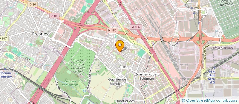 localisation de l'entreprise SABCOIFF à RUNGIS