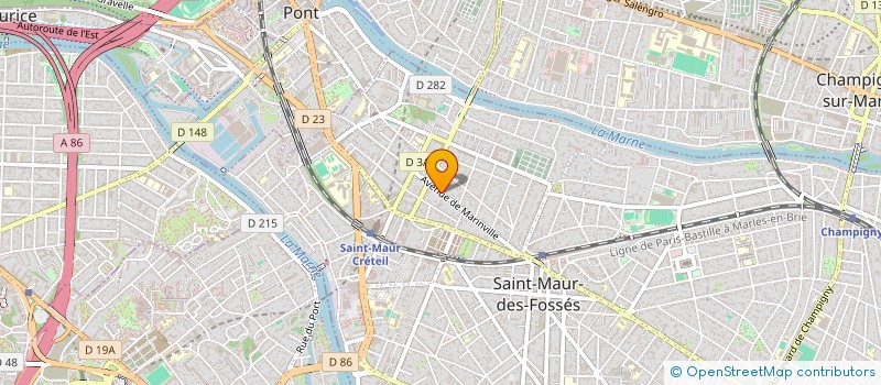 localisation de l'entreprise SABDANLO à ST MAUR DES FOSSES