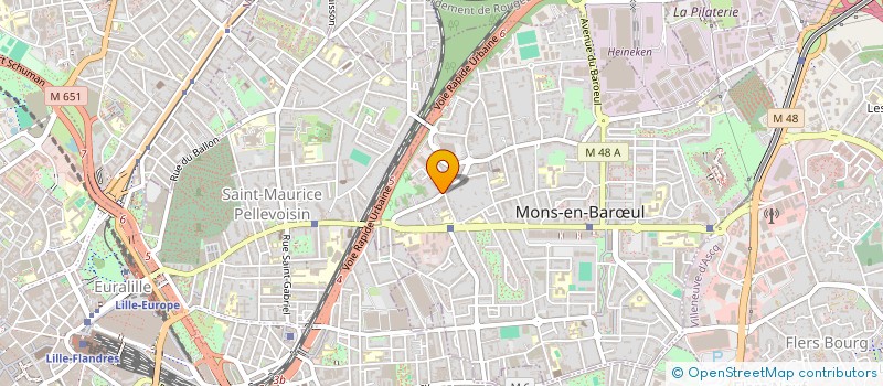 localisation de l'entreprise SABDESIGNER à MONS-EN-BARŒUL