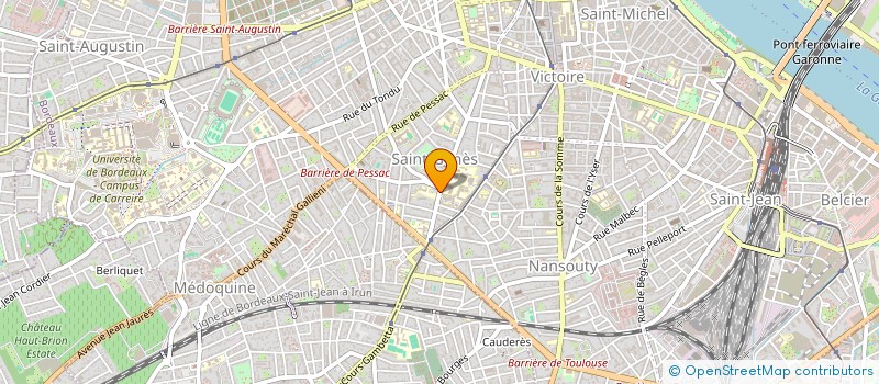localisation de l'entreprise SABDS à BORDEAUX
