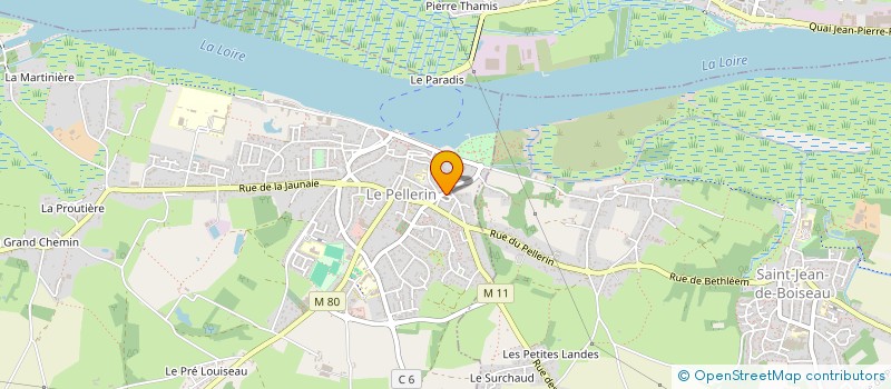 localisation de l'entreprise SABE  LE PELLERIN