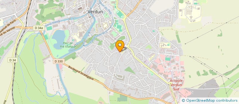 localisation de l'entreprise SABE à VERDUN