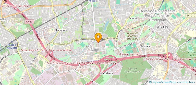 localisation de l'entreprise SABE EXPRESS à PESSAC
