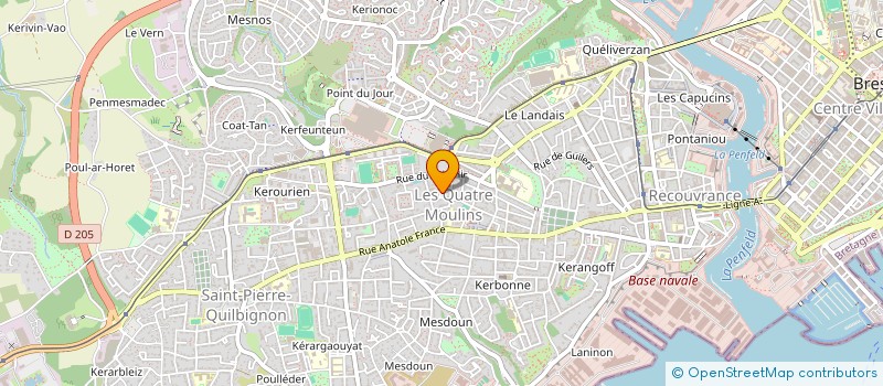 localisation de l'entreprise SABE SERVICES à BREST