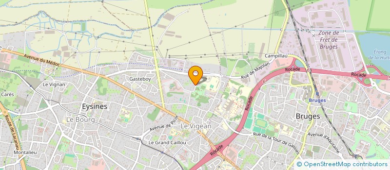 localisation de l'entreprise SABE SOFTWARES  EYSINES