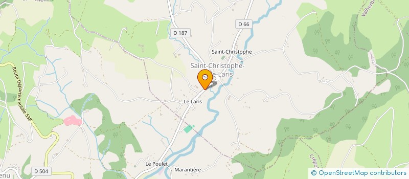 localisation de l'entreprise SABE-VAN HOLLE  SAINT-CHRISTOPHE-ET-LE-LARIS