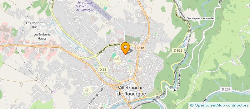 localisation de l'entreprise SABEL C BIEN  VILLEFRANCHE-DE-ROUERGUE