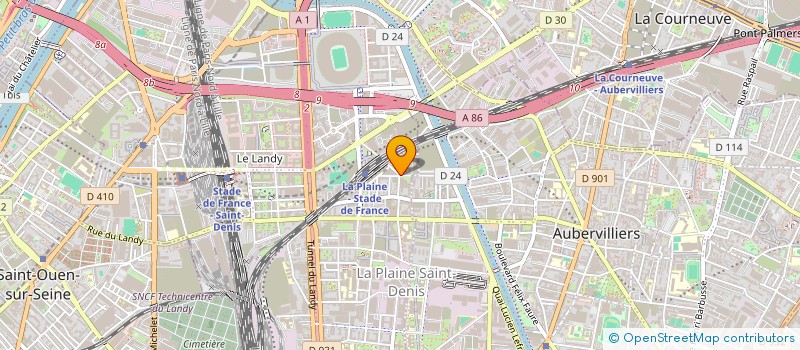 localisation de l'entreprise SABELEC à SAINT-DENIS