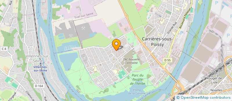 localisation de l'entreprise SABELEXPRESS à CARRIERES-SOUS-POISSY