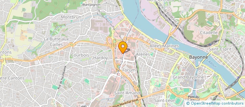 localisation de l'entreprise SABEMA à ANGLET