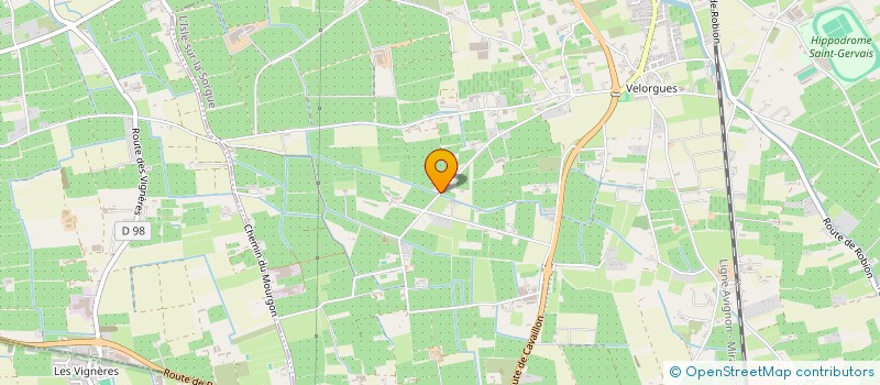 localisation de l'entreprise SABEMOS  L'ISLE-SUR-LA-SORGUE