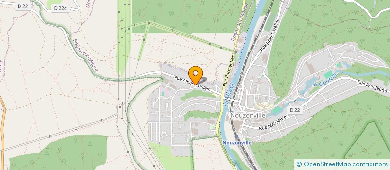 localisation de l'entreprise SABEN  NOUZONVILLE