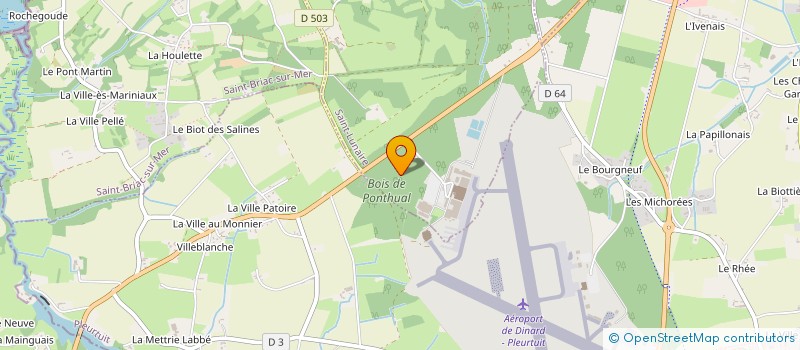 localisation de l'entreprise SABENA TECHNICS DNR à SAINT-LUNAIRE