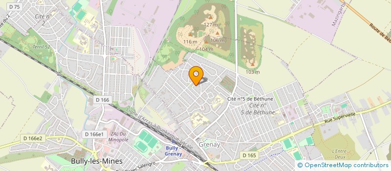 localisation de l'entreprise SABENERGIE à GRENAY