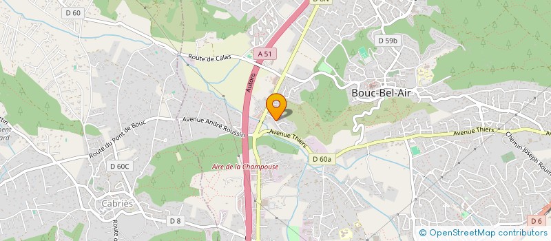 localisation de l'entreprise SABER à BOUC-BEL-AIR