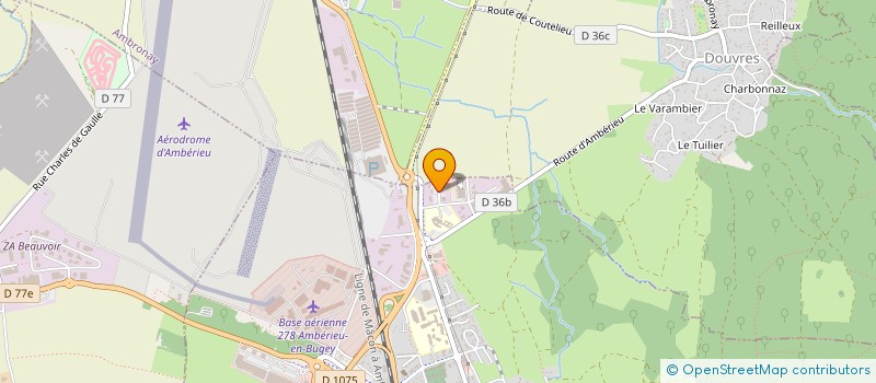 localisation de l'entreprise SABER  AMBERIEU-EN-BUGEY