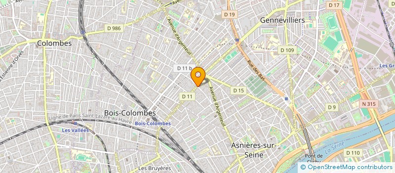 localisation de l'entreprise SABER COLLECTIVE à ASNIERES-SUR-SEINE