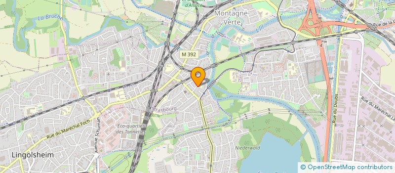 localisation de l'entreprise SABER INVEST à STRASBOURG