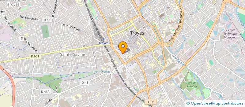 localisation de l'entreprise SABER'S TECHNOLOGY  TROYES