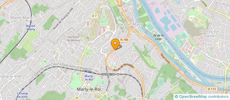 localisation de l'entreprise SABERIC PRODUCTIONS  LE PORT-MARLY