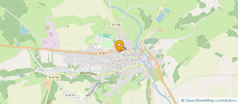 localisation de l'entreprise SABERIMO 1 à BOURBONNE-LES-BAINS