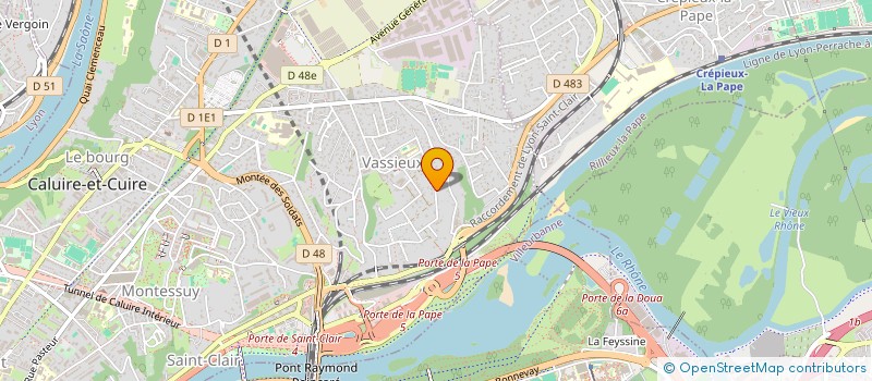 localisation de l'entreprise SABERO  CALUIRE-ET-CUIRE