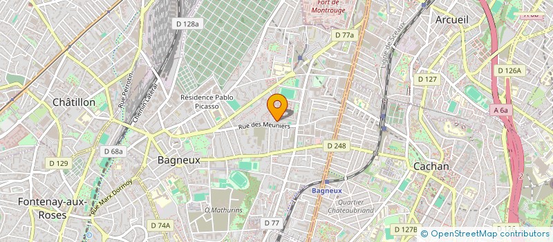 localisation de l'entreprise SABES SERVICES à BAGNEUX