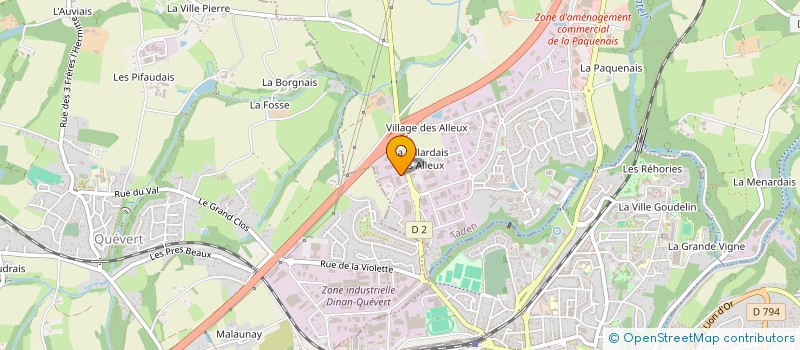 localisation de l'entreprise SABEX  TADEN