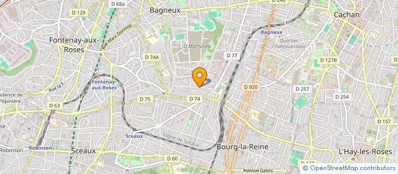 localisation de l'entreprise SABEYA FINANCE à BAGNEUX