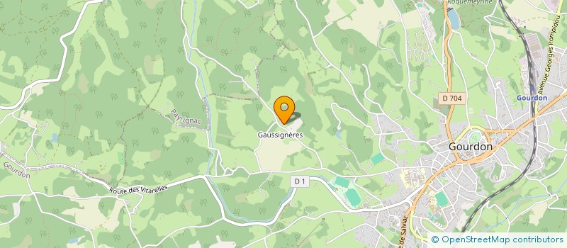 localisation de l'entreprise SABFUMEL  GOURDON