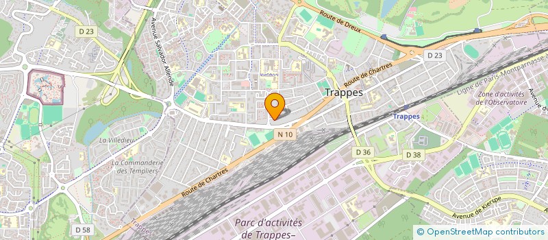 localisation de l'entreprise SABHAM à TRAPPES