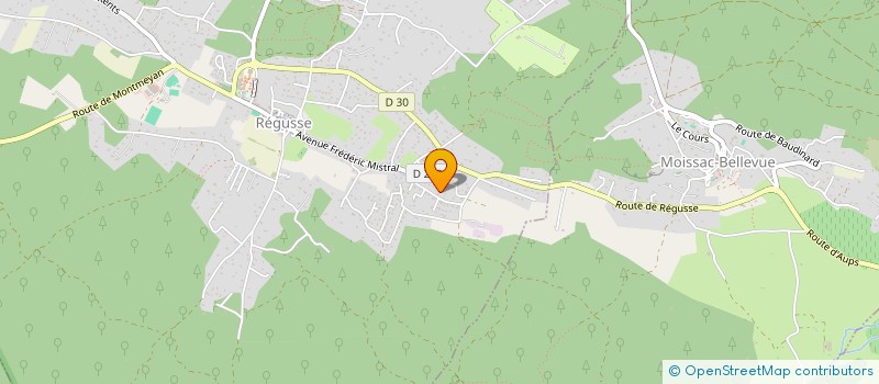 localisation de l'entreprise SABI à REGUSSE