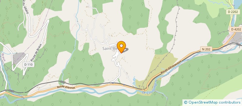 localisation de l'entreprise SABIA NICOLAS ENT  SAINT-BENOIT