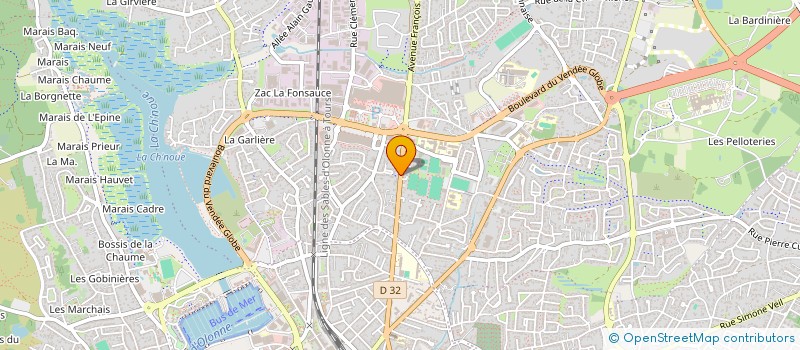 localisation de l'entreprise SABIAZ PUBLICITE LES SABLES à LES SABLES D'OLONNE