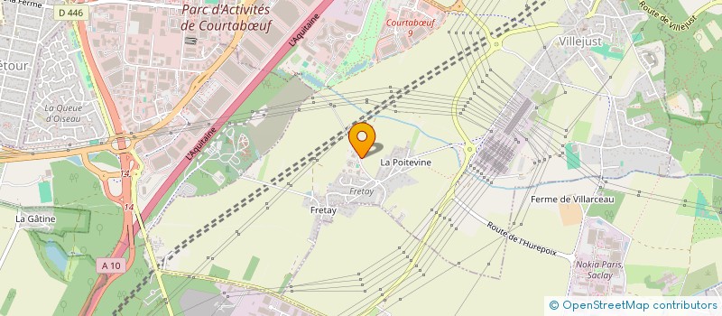 localisation de l'entreprise SABIB  VILLEJUST