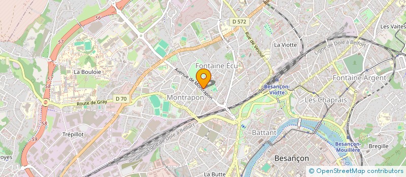 localisation de l'entreprise SABIL CONSULTING  BESANCON