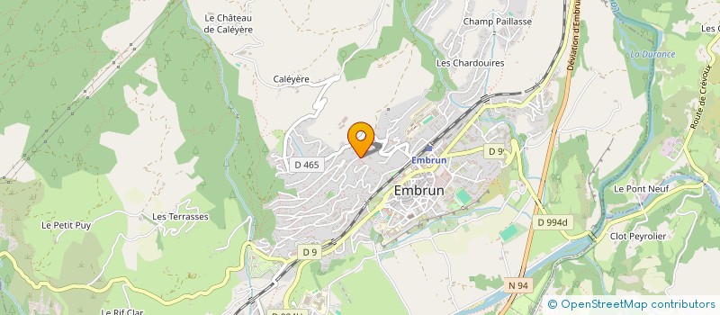 localisation de l'entreprise SABIMAN  EMBRUN