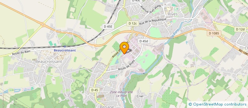 localisation de l'entreprise SABIMMO  RENAGE