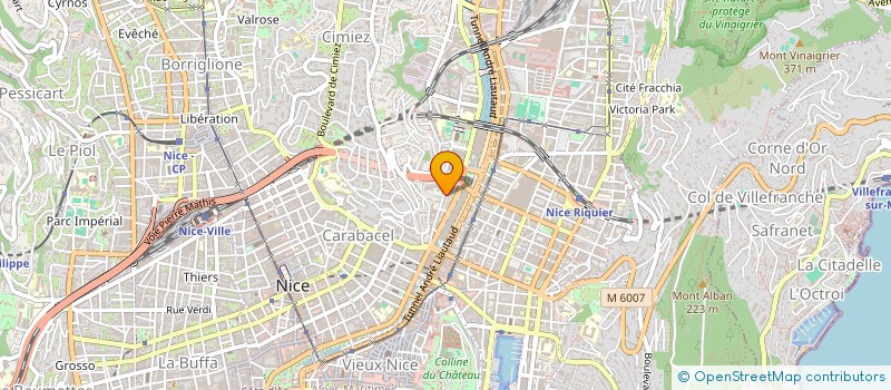 localisation de l'entreprise SABIN  NICE