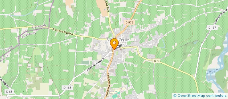 localisation de l'entreprise SABIN  SAINTE-CECILE-LES-VIGNES