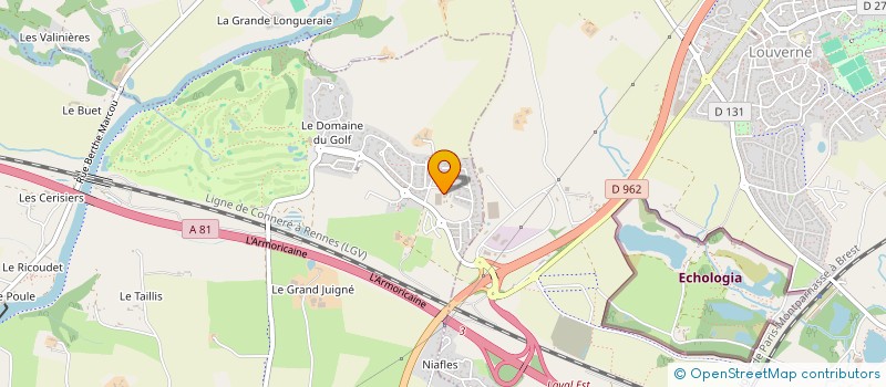 localisation de l'entreprise SABIN BATIMENT à CHANGE