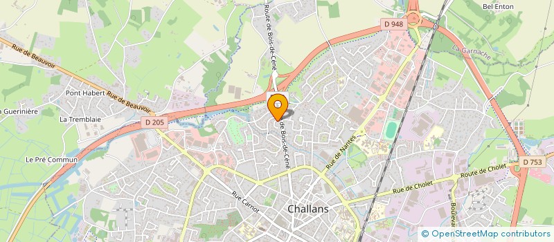 localisation de l'entreprise SABIN SARL à CHALLANS