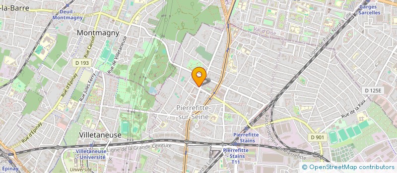 localisation de l'entreprise SABINA à PIERREFITTE-SUR-SEINE