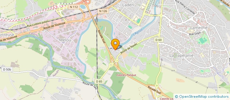localisation de l'entreprise SABINE à CASTRES