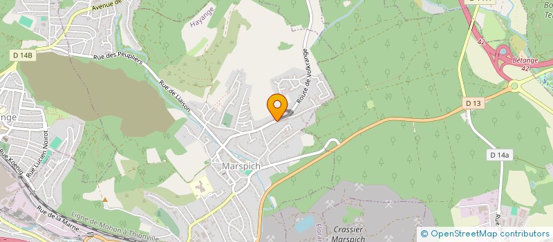 localisation de l'entreprise SABINE  HAYANGE