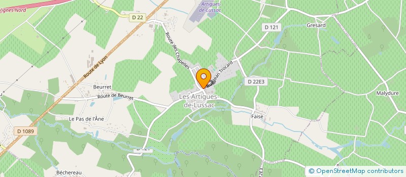 localisation de l'entreprise SABINE BEAUTE  MONTAGNE