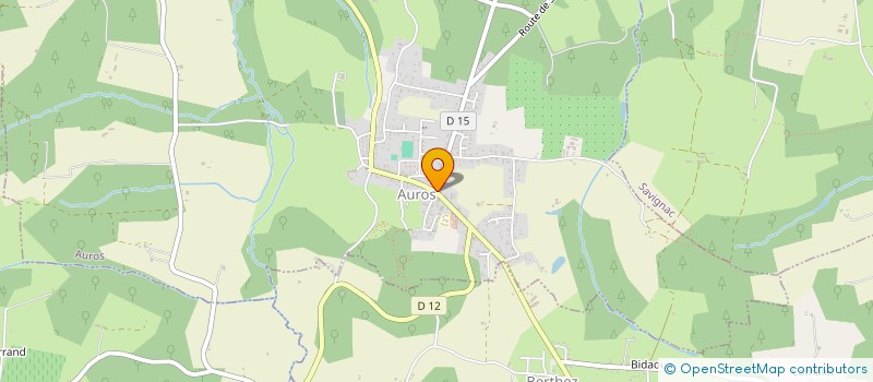 localisation de l'entreprise SABINE COIF  AUROS